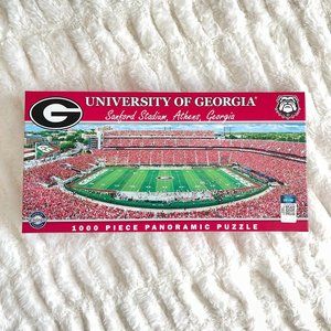 NEW University of Georgia Stadium Panoramic 1000pc Puzzle, UGA Jigsaw Puzzle